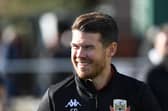 Knaresborough Town manager Simon Parkes has been thrilled by his side's two most recent performances. Picture: Gerard Binks