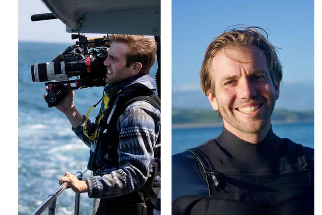 Pictured: Tom Mustill in action as a nature documentary filmmaker.
