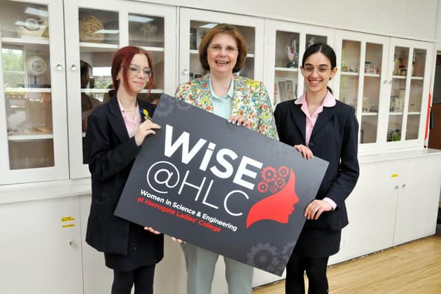 WiSE@HLC  (Women in Science and Engineering @Harrogate Ladies’ College)  is a bespoke programme to encourage pupils to embrace science opportunities. Submitted picture