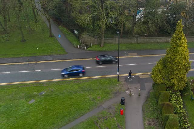 The North Yorkshire Council plans include a signalised toucan crossing for pedestrians and cyclists at Slingsby Walk and Wetherby Road in Harrogate. (Picture contributed)
