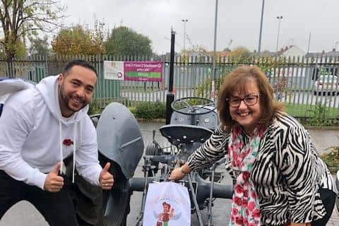 Hitting the road to help vulnerable and elderly - Harrogate Angel Zac Evans and Sue Cawthray, CEO of Harrogate Neighbours. (Picture contributed)