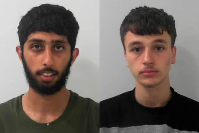 Dillan Bahia and Jamie Richardson have been jailed following a robbery on the Stray in Harrogate