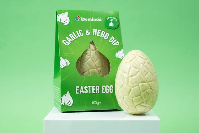 Domino’s launches Garlic & Herb Easter Egg inspired by the pizza brand’s iconic Garlic & Herb Dip