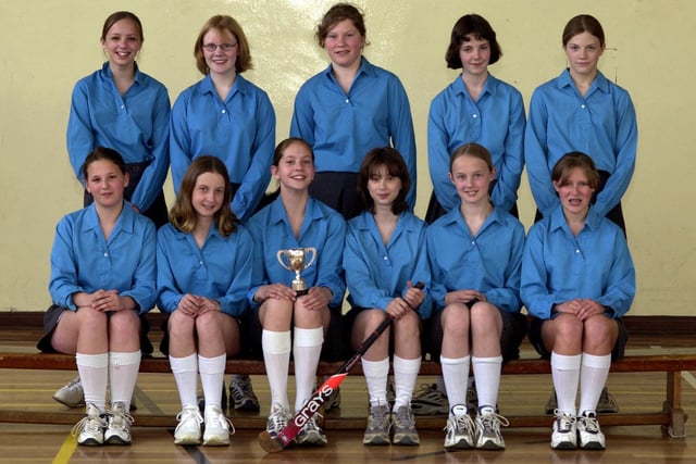 The Ripon Grammar School U13 hockey team who were crowned Harrogate and District Area Champions in 2002