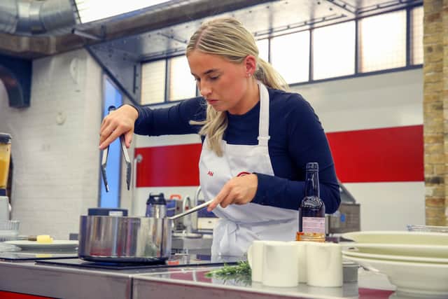 Abi cooked a beef stew with Chinese flavours. Photo: BBC/Shine TV