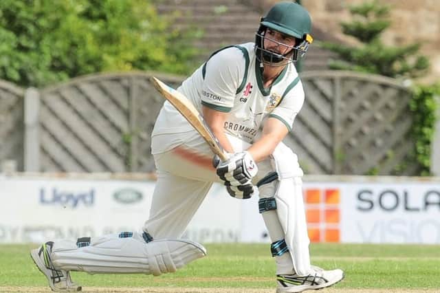 Gregory Brown was in the runs for Collingham & Linton CC as they saw off Beckwithshaw. Picture: Steve Riding
