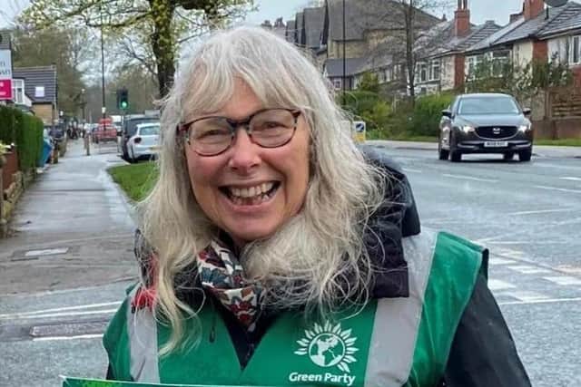Harrogate Green Party's candidate Gilly Charters who is standing for the Hookstone ward in the Harrogate Town Council elections. (Picture contributed)