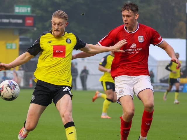Luke Armstrong has left Harrogate Town to join League One Carlisle United. Pictures: Matt Kirkham
