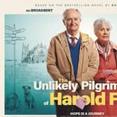 The poster for new British movie The Unlikely Pilgrimage of Harold Fry.