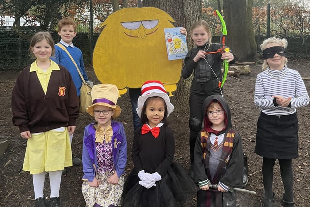 Pupils at Brackenfield School dressed up as their favourite book characters