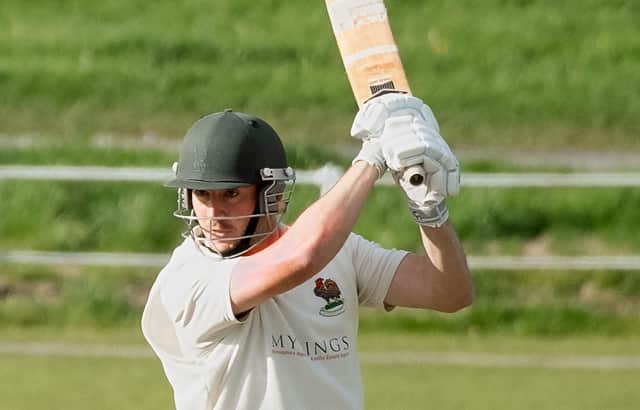 Harrogate CC 1st XI captain Will Bates produced an important knock to help his side to victory over local rivals York CC. Pictures: Richard Bown