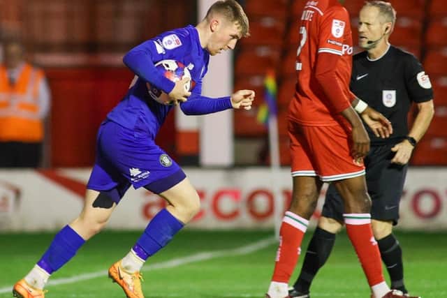 Matty Daly netted Town's consolation goal at Walsall.