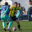 Ben Fox in action during Harrogate Town's 1-0 home victory over Carlisle United. Pictures: Matt Kirkham