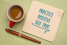 First person is good when you have constructive self-talk, because it boosts the positive. Photo: StockAdobe