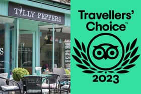 Tilly Peppers in Harrogate has been awarded a Tripadvisor Travellers Choice Award to place in the top ten percent in the world
