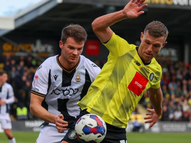 Harrogate Town suffered a 2-1 defeat last time they hosted derby rivals Bradford City at Wetherby Road, but that loss was their first against the Bantams in the Football League. Picture: Matt Kirkham