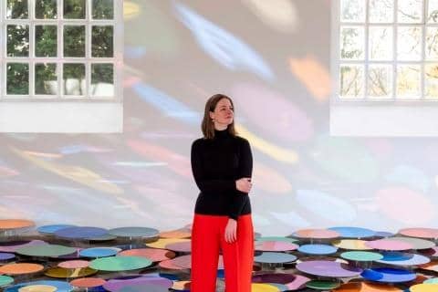 A hit in Harrogate - Artist Liz West has created immersive installations across the world, engaging the senses through the dazzling language of colour and light. (Picture contributed)