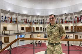Harrogate and Knaresborough MP Tom Gordon after signing up to the 2024-2025 Armed Forces Parliamentary Scheme. (Picture contributed)