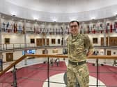 Harrogate and Knaresborough MP Tom Gordon after signing up to the 2024-2025 Armed Forces Parliamentary Scheme. (Picture contributed)