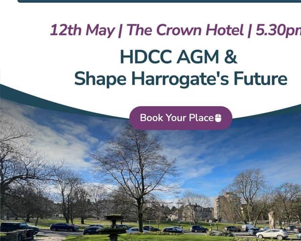 Helping to shape Harrogate's future - Harrogate District Chamber of Commerce (HDCC) will hold its Annual General Meeting (AGM) followed by an important briefing from Visit North Yorkshire and Harrogate BID on Monday, May 12. (Picture contributed)