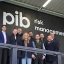 New stand at Harrogate Town - Town’s Commercial Director Jo Towler said: "We are thrilled to be working with the team at PIB Insurance Brokers and we are delighted the new stand will be in use at tonight’s game.” (Picture contributed)