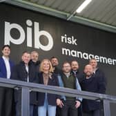 New stand at Harrogate Town - Town’s Commercial Director Jo Towler said: "We are thrilled to be working with the team at PIB Insurance Brokers and we are delighted the new stand will be in use at tonight’s game.” (Picture contributed)