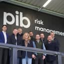 New stand at Harrogate Town - Town’s Commercial Director Jo Towler said: "We are thrilled to be working with the team at PIB Insurance Brokers and we are delighted the new stand will be in use at tonight’s game.” (Picture contributed)