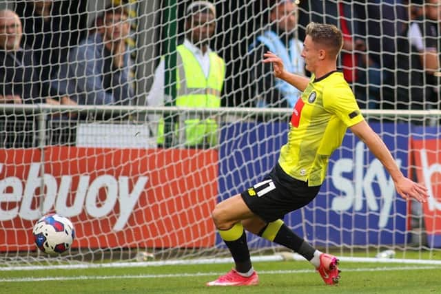 Winger Max Wright has not made a single competitive appearance for Harrogate Town having picked up a serious ankle injury shortly after signing for the club in pre-season.