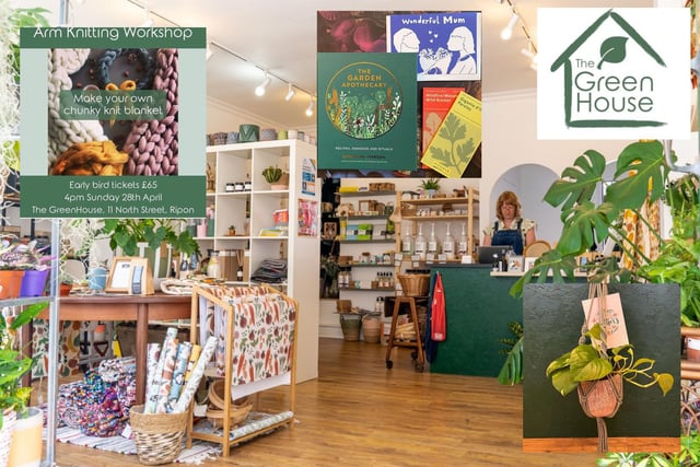 The Greenhouse is located on North Street, Ripon. The planet-friendly shop has an eclectic selection of eco-conscious gifts and cards this Mother's Day.