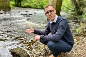 Harrogate and Knaresborough Lib Dem Parliamentary Spokesperson Tom Gordon is calling for it to be spent it in the Nidd which runs through Nidderdale, Knaresborough and Harrogate. (Picture Harrogate Lib Dems)