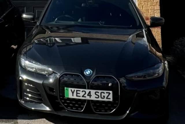 The police have launched an investigation after a BMW E-Drive 40 was stolen in the early hours from a property on Coltsfoot Court in Harrogate
