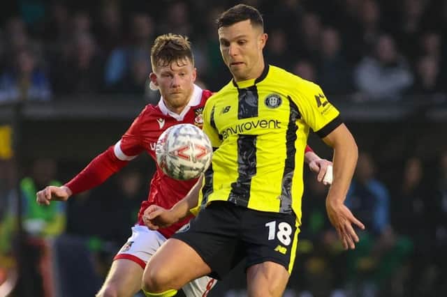 Jack Muldoon has signed on for an eighth season with Harrogate Town. Picture: Matt Kirkham