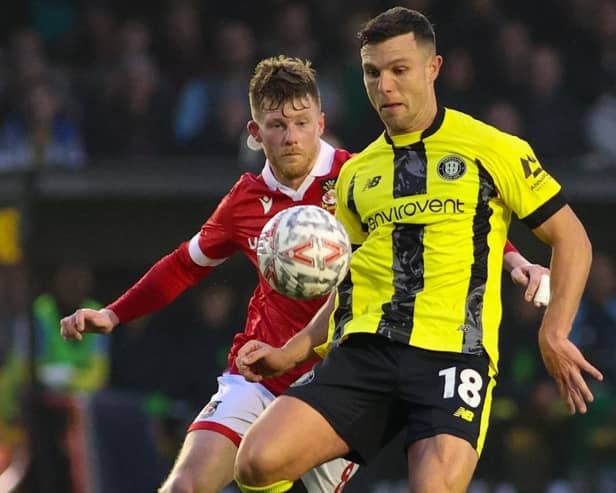 Jack Muldoon has signed on for an eighth season with Harrogate Town. Picture: Matt Kirkham