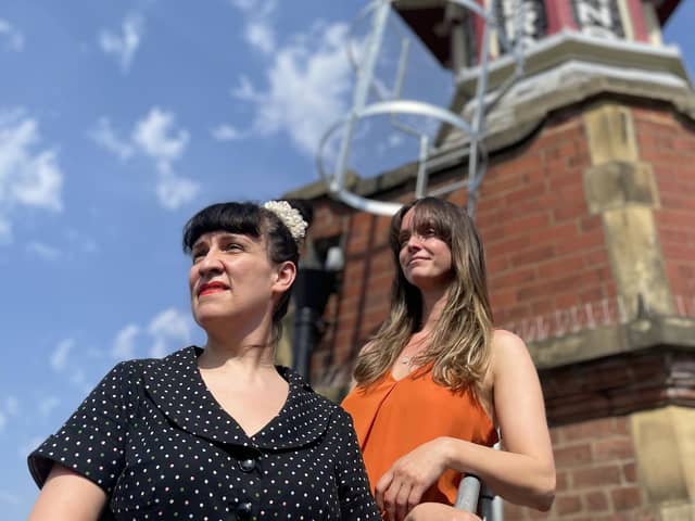 Preparing big immersive show Get Wed at Harrogate Theatre - Writer Rachael Halliwell and director Amie Burns Walker. (Picture contributed)