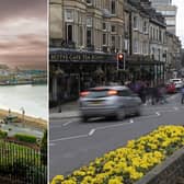 Scarborough, left and Harrogate will soon have town councils operating in each town.