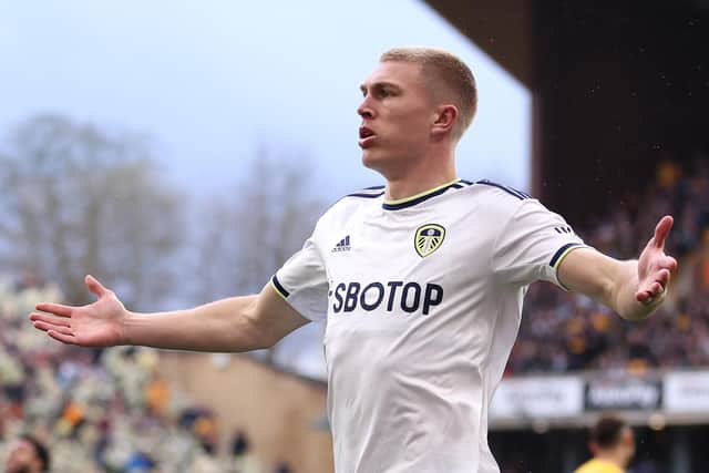 Leeds United defender Rasmus Kristensen is currently on loan at Roma. Image: Naomi Baker/Getty Images