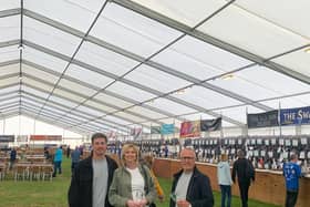 Award winners - The Harrogate Brewing Co team at York Beer Festival.