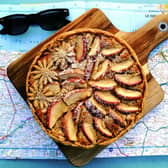 Delicious tarte aux pommes Normande