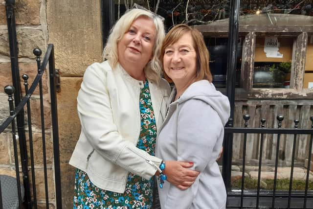 Today - Nurses Alison Chatten and Angela Minto back in Harrogate for the 40th anniversary reunion. (Picture Graham Chalmers)