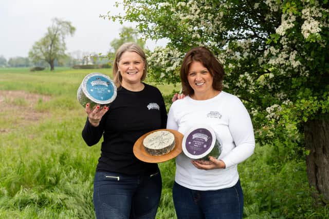 Katie Matten, left, and Caroline Bell,  joint managing directors of Yorkshire cheesemaker Shepherds Purse