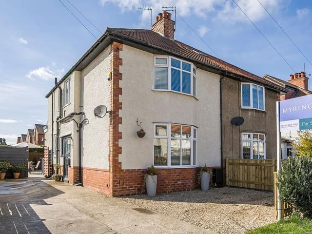 This three bedroom and two bathroom semi-detached house is for sale with Myrings Estate Agents for £400,000