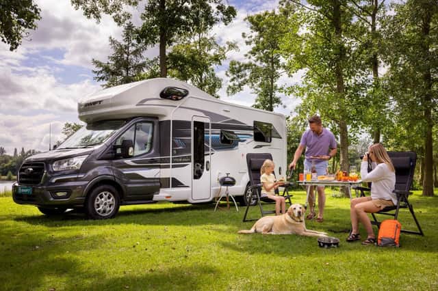 Swift motorhome is an ideal place to relax
