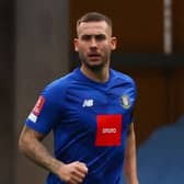 Joe Mattock returned to Harrogate Town’s starting line-up for Saturday’s 1-0 FA Cup win at Bradford City. Pictures: Matt Kirkham
