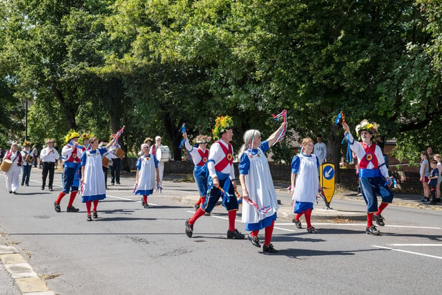 Visitors could see Ripon City Morris Dancers at the head of the procession.