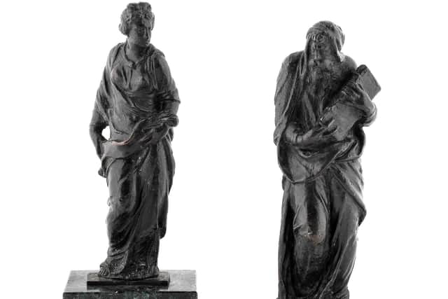 A Pair of Bronze Figures of a Prophet and a Sibyl, Paduan School 16th Century, probably cast by Francesco Segala from the model by Tiziano Aspetti – estimate: £7,000-10,000