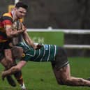 Harrogate RUFC suffered just their fourth league defeat of the season to date when they were beaten at Blaydon. Picture: Gerard Binks