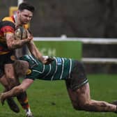 Harrogate RUFC suffered just their fourth league defeat of the season to date when they were beaten at Blaydon. Picture: Gerard Binks
