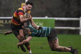 Harrogate RUFC suffered just their fourth league defeat of the season to date when they were beaten at Blaydon. Picture: Gerard Binks
