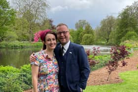 Andy Dennis, a nurse in the Intensive Care Unit at Harrogate District Hospital, and his partner Tracey Hill, a skin surgery specialist nurse in dermatology at York Hospital,  found themselves rubbing shoulders at Buckingham Palace gardens with the likes of William and Kate.