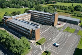 Controversy at Harrogate College - The planned rebuild of the campus at Hornbeam Park had been approved by North Yorkshire Council in April after the Government agreed to provide the funding, then came a judicial review. (Picture contributed)